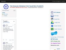 Tablet Screenshot of moodle.satitpatumwan.ac.th